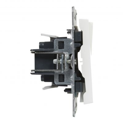 Suno Łącznik Schodowy Podwójny - 10 Ax - 250V - Zaciski Automatyczne Biały 721108 LEGRAND (721108)